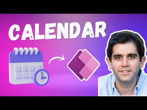 Build CALENDAR Control in POWER APPS in Minutes | Connect to SharePoint List