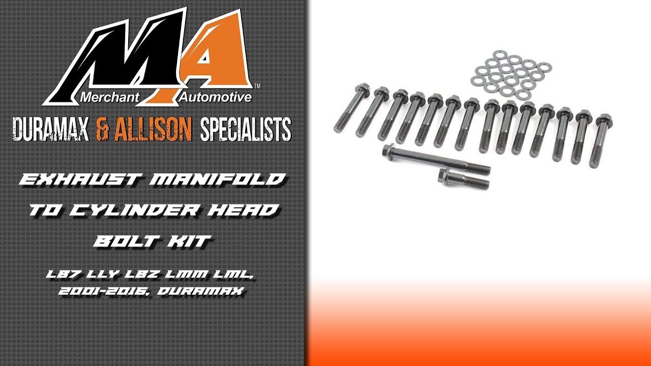 Product Spotlight: Duramax Exhaust Manifold To Cylinder Head Bolt Kit