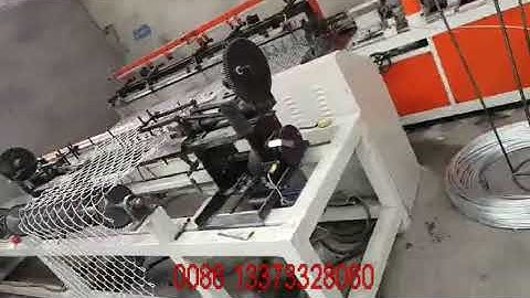 Compacted Roll Forming Diamond Mesh Netting Chain Link Fencing Machine Manufacturer in China