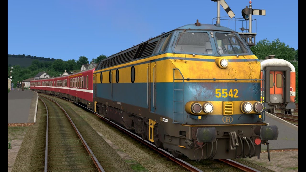 Hld 55 Roco Train Simulator 2022 | HLD 55 Blauw / Bleu | Sktrains | M4 Bordeau ...
