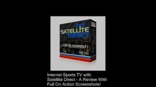 Internet Sports TV - Satellite Direct TV to PC Software Review With Full On Screenshots screenshot 1