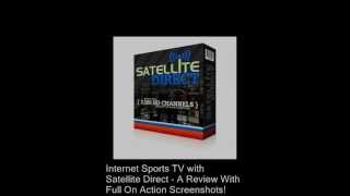 Internet Sports TV - Satellite Direct TV to PC Software Review With Full On Screenshots screenshot 5