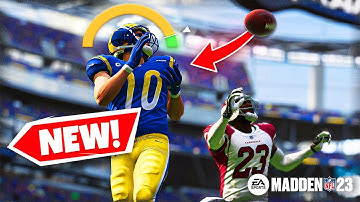 NEW SKILL BASED PASSING in MADDEN 23! HOW TO PASS LEAD BETTER
