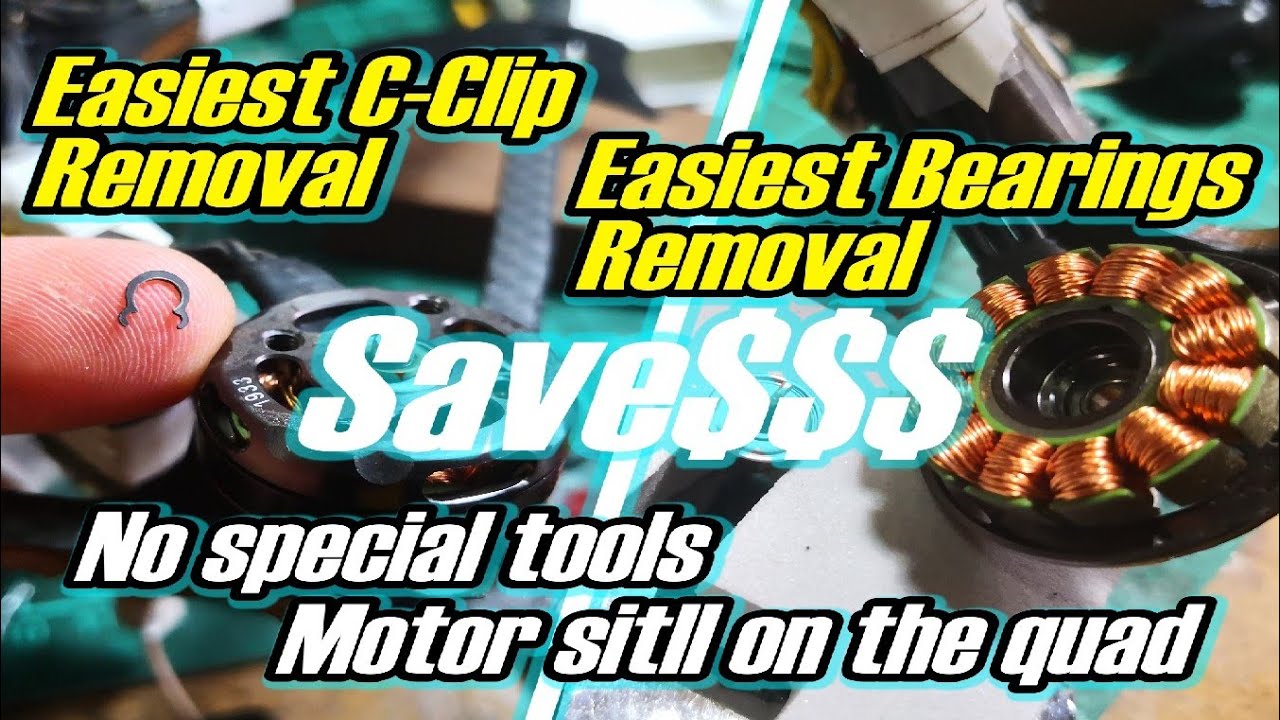 Easiest CClip & Bearings removal. Easy to find tools. YouTube