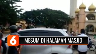 Mesum di Halaman Masjid Raya Padang Sidempuan, Dua Sejoli Nyaris Dihakimi Warga