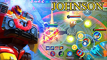 Johnson best Build 2025! 💥| Rank Push Hero - No One Can Stop This Car!🔥| #mobilelegends  #viral 