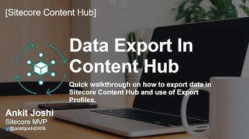 How to Export data In Sitecore Content Hub