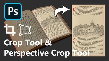 crop tool & perspective crop tool photoshop cc 2020 tutorial by See this Creation