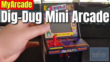 MyArcade Dig-Dub Mini Arcade Review with Gameplay footage