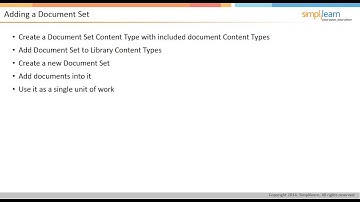 SharePoint 2013 Adding a Document Set