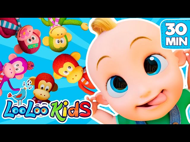 Five Little Monkeys and more LooLoo KIDS Nursery Rhymes and Children`s ...