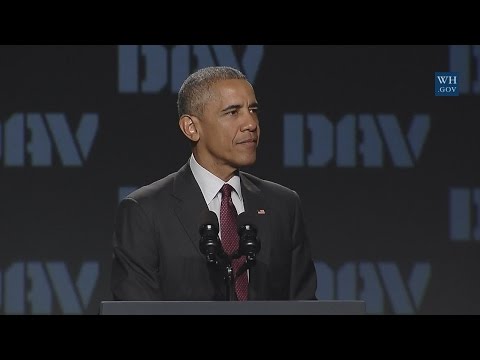 President Obama Speaks at the 95th DAV Convention