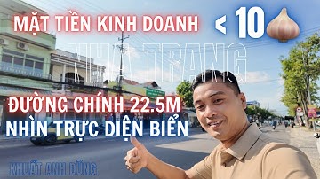 Hiếm mặt tiền kinh doanh ngang 5.6m đường lớn nhìn trực diện biển dưới 10 tỷ ở Nha Trang 