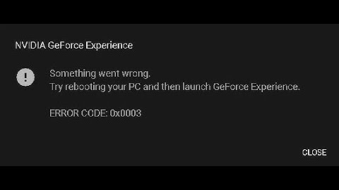 How to Fix Shadowplay NVIDIA GFORCE Experience ERROR CODE: 0x0003