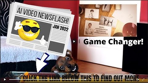Ai video generator, ai video editing- NEWSFLASH!