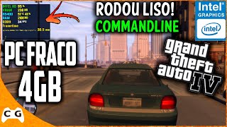 GTA 4 Em PC Fraco 4gb de RAM Sem Placa de Vídeo Intel HD Graphics #588