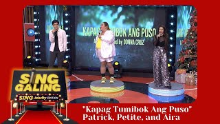 Sing Galing Sing-Lebrity November 20, 2021 | "Kapag Tumibok Ang Puso" Patrick, Petite, and Aira