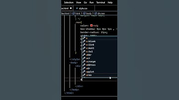 How to create a nav bar HTML   & CSS #html #css #shorts #youtubeshorts