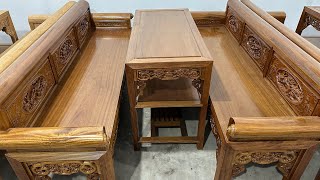 Trường kỷ gỗ gụ lào giá rẻ tại Trường Kỷ Minh Khôi