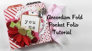 Accordion Fold Pocket Folio Crash Your Stash January Polly's Paper Studio Tutorial