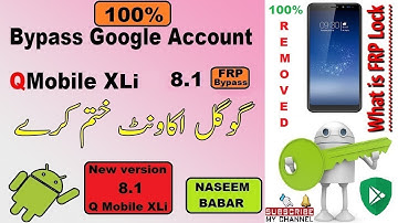 Qmobile XLi frp bypass with new method 2018.new version 8.1.