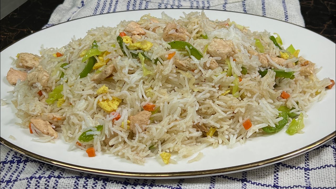 Fride Rice Counter Restaurant Style Chicken Fried Rice by Behind The Counter - YouTube