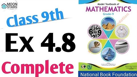 Ex 4.8 Class 9 NBF Maths- Exercise 4.8 Class 9th Complete