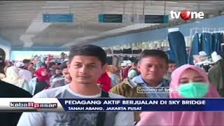 Aktvitas Perniagaan Di Sky Bridge, Tanah Abang, Jakarta