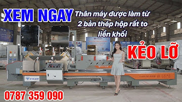 Máy cắt nhôm 2 đầu CNC cao cấp F6000cnc | Máy cắt nhôm xingfa | Vượng Fedi 0787 359 090