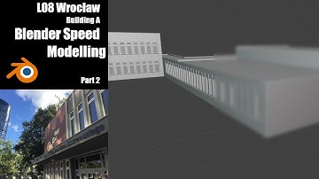 Highschool Building - Blender Speed Modelling - Part 2