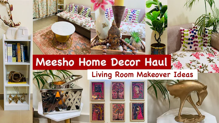 Meesho Home Decor Haul | Simplify Your Space with Cozy Living Room Makeover Ideas Starting @ Rs 300