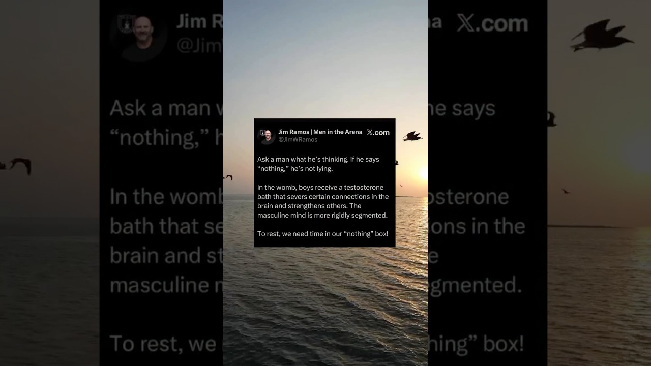 If a man says he’s thinking about “NOTHING” it’s NOT A LIE!