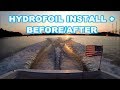 Hydrofoil SE300 Sport install + BEFORE and AFTER TEST - How to Install Hydro Foil Whale Tail