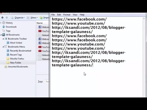 How To Convert Or Save Bookmarks As Text File On Chrome And Firefox Youtube How To Convert Or Save Bookmarks As Text File On Chrome And Firefox Youtube