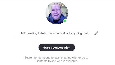 Randall M. Rueff tries out Skype