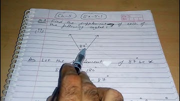 Q 2, Ex 5.1 -  Lines and Angles - Chapter 5  - maths class 7th - NCERT
