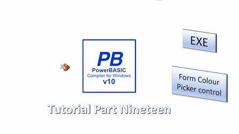 PowerBasic Windows Compiler tutorial Part 19 - colour picker