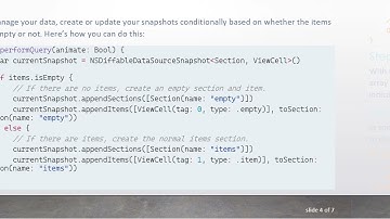 Handling Empty State with UICollectionViewDiffableDataSource