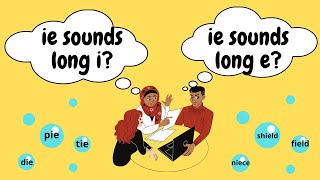 IE as Long Vowel I and E// Does IE say long i sound or long e?