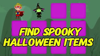 FIND HALLOWEEN ITEMS | HALLOWEEN WORD SEARCH FOR KIDS #supersimplesongs #cocomelon