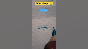 "Sonali "😍🥰😇 Beautiful Name in cursive handwriting// #shorts #ashortaday #handwriting #cursive ✍️✍️