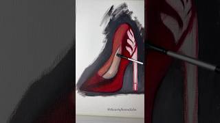 How To Make Shoes  part1 oil Painting For Beginnersshorts youtubeshorts art short