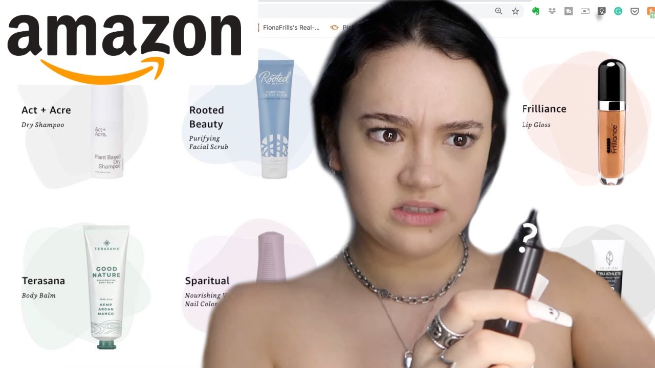 I Test a Full Face of Amazon Indie Makeup & Beauty Brands ... FionaFrills Vlogs