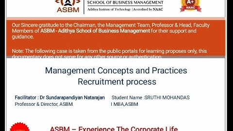 ASBM 2025 Management Concepts Video by Sruthi Mohandas