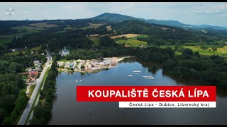 Koupaliště Česká Lípa - Dubice - průběh výstavby červenec 2023