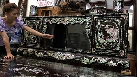 siêu phẩm sập liên chi khảm ốc,tranh thuận buồm xuôi gió cẩn ốc,tranh cha mẹ,đôi đôn,tủ liên chi...