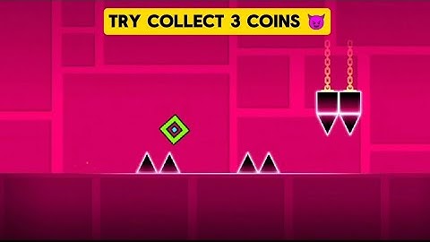 Geometry Dash Walkthrough - Level 2 (Back On Track) (All Coins) PuneetGaming801