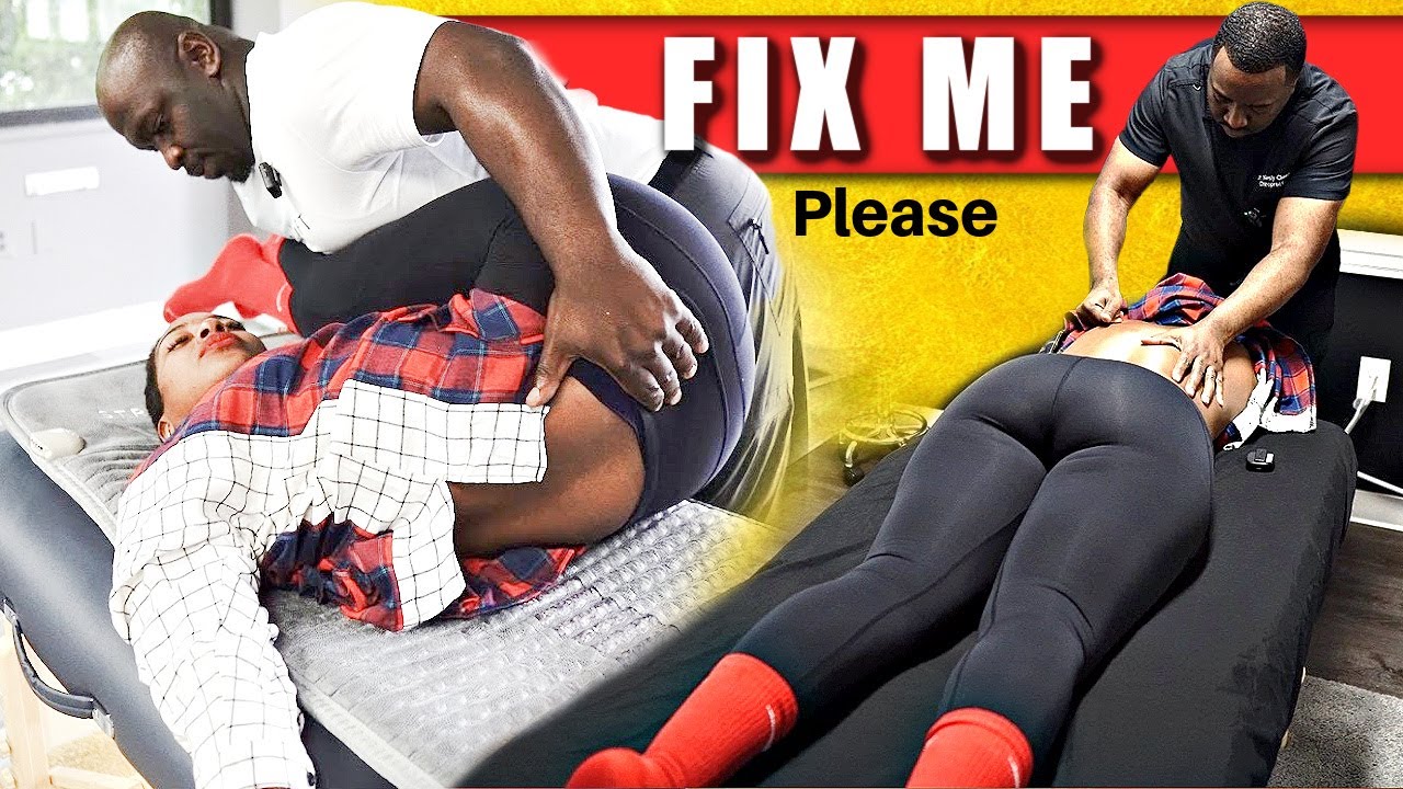 PLEASE FIX ME! We cracked her bones and relieved her pain with some deep stretches