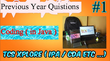 TCS Xplore 2023 - Hands on practice problem IPA (previous year) Problem 1 #tcs #tcsdigital #tcsion