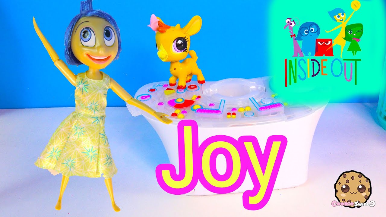 Disney Pixar Store Inside Out Deluxe Talking Light Up JOY Doll
